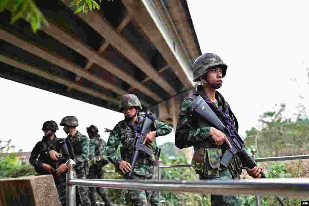 မြဝတီမြို့တိုက်ပွဲတွေကြောင့် ထိုင်းဘက်က လုံခြုံရေးတိုးချထားစဉ် (ဧပြီ ၁၀၊ ၂၀၂၄)
