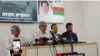 সংবাদ সম্মেলনে বাংলাদেশ জাতীয়তাবাদী দল বিএনপি মহাসচিব মির্জা ফখরুল ইসলাম আলমগীর। ২৪ অক্টোবর, ২০২৩।