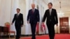 အမေရိကန်သမ္မတ Joe Biden နဲ့ ဂျပန်ဝန်ကြီးချုပ် Fumio Kishida၊ ဖိလစ်ပိုင်သမ္မတ Ferdinand Marcos Jr. တို့ အိမ်ဖြူတော်မှာတွေ့ဆုံ (ဧပြီ ၁၁၊ ၂၀၂၄)