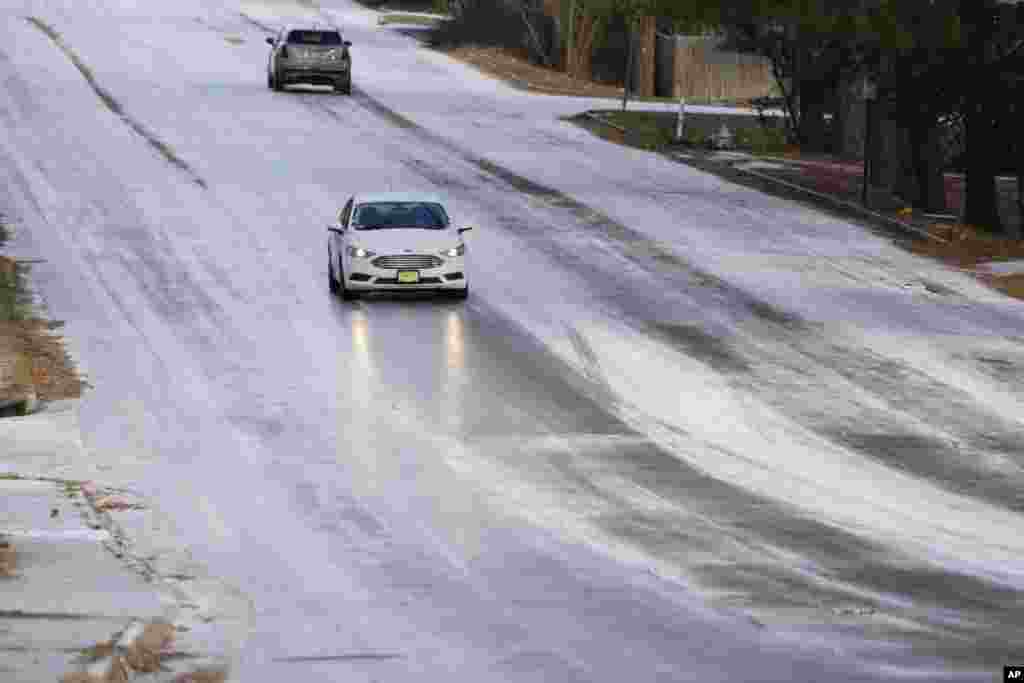 Dangerously cold temperatures affected much of Mississippi with areas reporting accumulation of snow and ice, as seen on this north Jackson street.&nbsp;Deep South states like Mississippi, Louisiana and Arkansas joined portions of the Rockies, Great Plains, Midwest and New England in reporting storms and frigid temperatures.