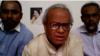 এক ভার্চুয়াল সংবাদ সম্মেলনে বিএনপির সিনিয়র যুগ্ম মহাসচিব রুহুল কবির রিজভী। ২৯ অক্টোবর, ২০২৩।