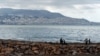 Vue sur les "Sablettes", une station de loisirs à Alger.