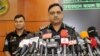 ঢাকার কারওয়ানবাজার র‍্যাবের মিডিয়া সেন্টারে আয়োজিত সংবাদ সম্মেলনে কমান্ডার খন্দকার আল মঈন। ২৫ অক্টোবর, ২০২৩।
