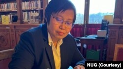 အမျိုးသားညီညွတ်ရေးအစိုးရ NUG နိုင်ငံခြားရေးဝန်ကြီး ဒေါ်ဇင်မာအောင်