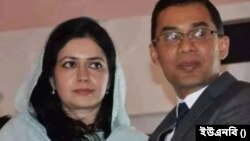 বিএনপির ভারপ্রাপ্ত চেয়ারম্যান তারেক রহমান ও তার স্ত্রী ডা. জোবায়দা রহমান