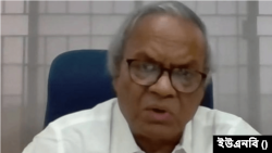  ভার্চুয়াল সংবাদ সম্মেলনে বিএনপির জ্যেষ্ঠ যুগ্ম মহাসচিব রুহুল কবির রিজভী। ৯ নভেম্বর, ২০২৩।