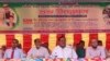 একটি মাদ্রাসার একাডেমিক ভবনের উদ্বোধনী অনুষ্ঠানে বাংলাদেশের খাদ্যমন্ত্রী সাধন চন্দ্র মজুমদার। ২১ অক্টোবর, ২০২৩।