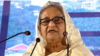 ঘোড়াশাল-পলাশ ইউরিয়া ফার্টিলাইজার ফ্যাক্টরির (জিপিইউএফএফ) উদ্বোধনী অনুষ্ঠানে বাংলাদেশের প্রধানমন্ত্রী শেখ হাসিনা। ১২ নভেম্বর, ২০২৩।