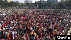 খুলনা সার্কিট হাউস মাঠে, আওয়ামী লীগ আয়োজিত সমাবেশ। ১৩ নভেম্বর, ২০২৩।