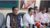 আওয়ামী লীগ সভাপতির রাজনৈতিক কার্যালয়ে সংবাদ সম্মেলনে সড়ক পরিবহন ও সেতুমন্ত্রী ওবায়দুল কাদের। ৬ ডিসেম্বর, ২০২৩। 