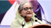 বাসভবন গণভবন থেকে ভার্চুয়ালি জি-২০ নেতাদের শীর্ষ সম্মেলনে বাংলাদেশের প্রধানমন্ত্রী শেখ হাসিনা। ২২ নভেম্বর, ২০২৩।