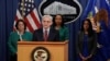 U.S. Attorney General Merrick Garland announces that the Justice Department will file a lawsuit challenging a Georgia election law, in Washington