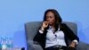 L'ex-présidente Isha Johansen lors d'un panel Anti-Corruption à Londres, Angleterre, le 12 mai 2016