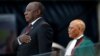 Cyril Ramaphosa toma juramento como presidente de Sudáfrica en el estadio Loftus Versfeld en Pretoria. Mayo 25 de 2019. Foto Reuters.