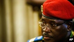 Isaac Zida, Premier ministre du Burkina Faso et ancien numéro deux Régiment de sécurité présidentielle
