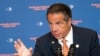 USA, New York, New York Governor Andrew Cuomo speaks during a news conference
