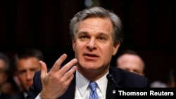 FILE PHOTO: FBI Director Christopher Wray