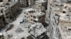 L'ex-ville syrienne rebelle de Douma à la périphérie de Damas, Syrie, 17 avril 2018.