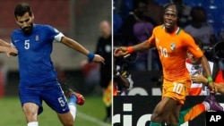 Coupe du monde dernier: Grèce Côte vs d’Ivoire 