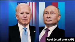 AP infographic Jo Biden and Vladimir Putin