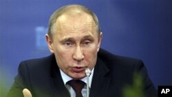 Le président Vladimir Poutine 