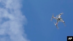 Un drone DJI Phantom 3 Advanced le 21 janvier 2016.