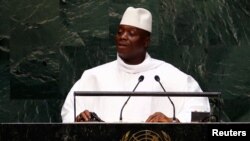 Yahya Jammeh, le président de la Gambie 