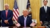 USA, Washington, Flanked by U.S. Ambassador to Israel Melech Friedman and White House senior adviser Jared Kushner, U.S. President Donald Trump announces that Israel and the United Arab Emirates reached a peace deal