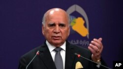 دکتۆر فوئاد حسێن وەزیری دەرەوەی عێراق