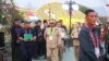 ၇၉ ကြိမ်မြောက် တပ်မတော်နေ့အခမ်းအနားကိုတက်ရောက်လာတဲ့ သတင်းနဲ့ပြန်ကြားရေးဝန်ကြီးဌာန ဒု-ဝန်ကြီးနဲ့ စစ်ဘက်ပြောခွင့်ရ ဗိုလ်ချုပ်ဇော်မင်းထွန်း။ (မတ် ၂၇၊ ၂၀၂၄) 
