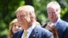 El presidente de Estados Unidos, Donald Trump, habla durante un evento en el Jardín de Rosas de la Casa Blanca en Washington.