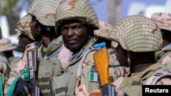 Des soldats nigérians