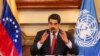 El presidente de Venezuela, Nicolás Maduro, durante una reunión con representantes de la ONU en Caracas, el sábado 12 de enero de 2019.
