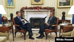 Le président Barack Obama, lors d'une interview avec NPR (Photo Maison Blanche)